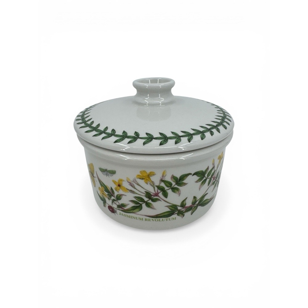 Portmeirion Botanic Garden‎ Yellow Jasmine Individual Casserole with Lid 5"